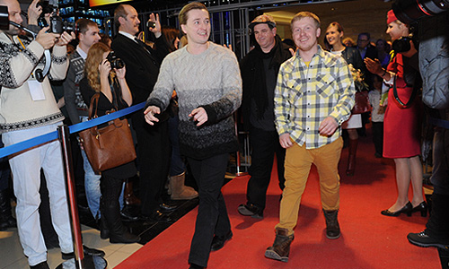 Актеры Сергей Безруков и Антон Богданов.