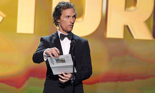 Актер Мэттью Мак Конахи.