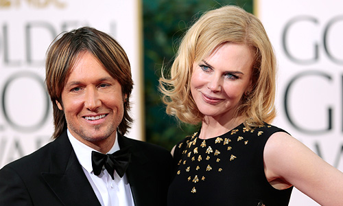 Актриса Николь Кидман и её муж Кейт Урбан.