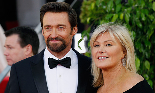 Актер Хью Джекмен и его жена Дебора Ли Фурнесс.