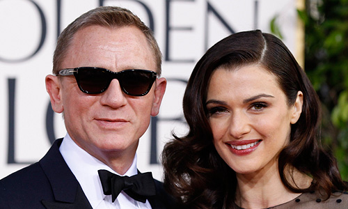 Актер Дэниэл Крейг и его жена, актриса Рейчел Вайс.