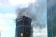 Пожар в высотке "Москвы-Сити".