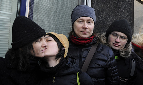 Конфликт между сторонниками и противниками закона о пропаганде гомосексуализма.