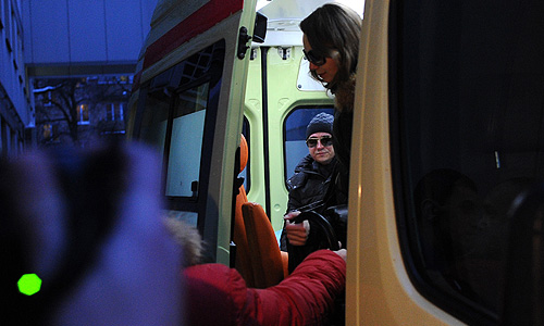 Художественный руководитель балета Большого театра Сергей Филин после выписки из 36-й клинической больницы.