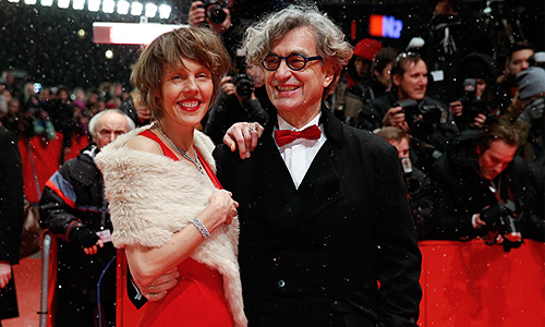 Режиссер Вим Вендерс с женой Донатой.