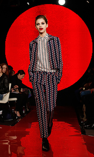 Показ коллекции Holly Fulton осень-зима 2013.