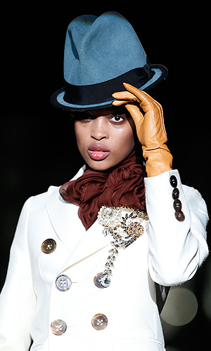 Показ коллекции DSquared2 осень-зима 2013 на Неделе моды в Милане.