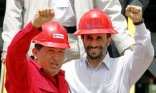 Уго Чавес и Махмуд Ахмадинежад.