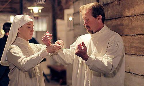 Съемки фильма Алексея Балабанова "Морфий".