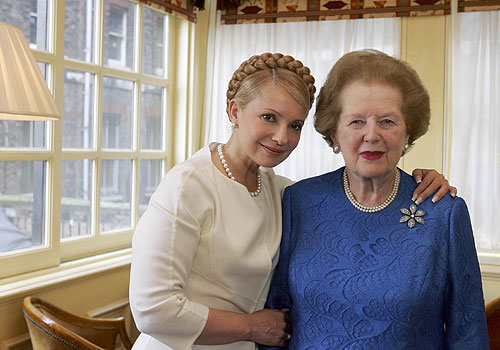 Юлия Тимошенко и Маргарет Тэтчер 20 сентября 2007г.