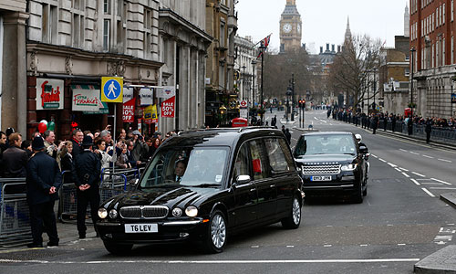 "Железную леди" провожают в последний путь.