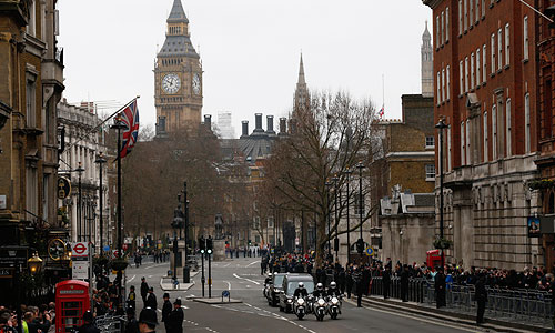 "Железную леди" провожают в последний путь.