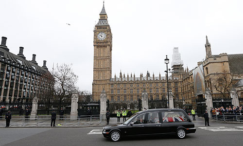 "Железную леди" провожают в последний путь.