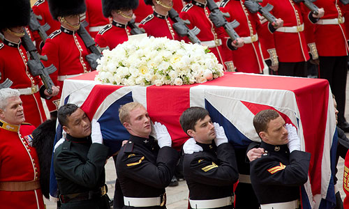 "Железную леди" провожают в последний путь.