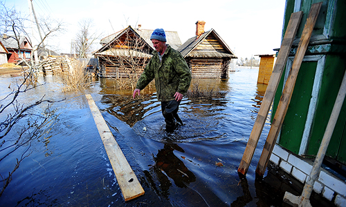 Паводок в Ивановской и Костромской областях.