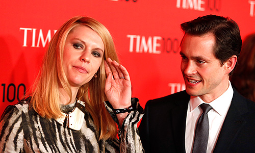 Актриса Клэр Дэйнс с мужем Хью Дэнси.