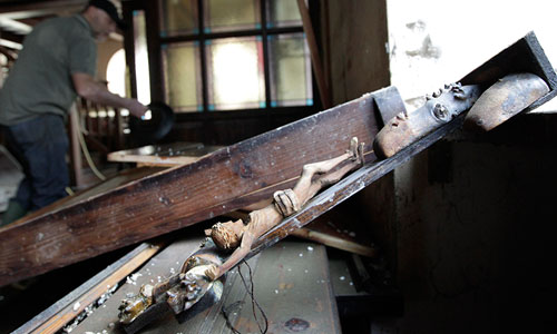 Последствия наводнения в Европе.