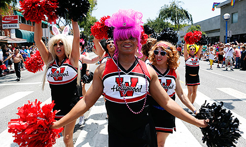 Гей-парад в Лос-Анджелесе.