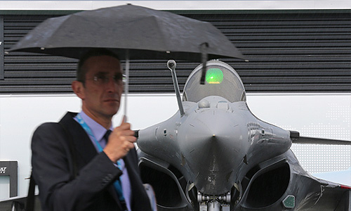 Истребитель Dassault Rafale.