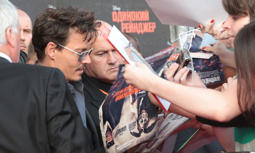 В Москве состоялась премьера фильма "Одинокий рейнджер"