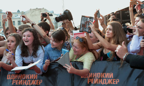 В Москве состоялась премьера фильма "Одинокий рейнджер"