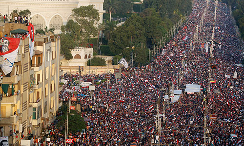 Манифестанты надеются, что нынешняя демонстрация, приуроченная к годовщине правления Мурси, станет "новой революцией".