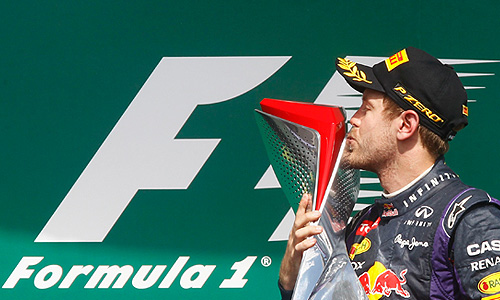 Гонщик команды Red Bull Себастьян Феттель.