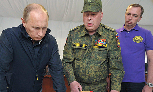 Владимир Путин посетил остров Гогланд в Финском заливе.