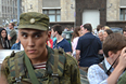 Акция сторонников А. Навального на Манежной площади.
