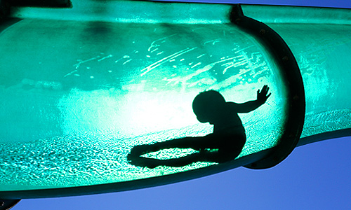 Аквапарк в городе Тун (Швейцария).