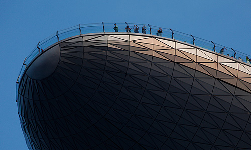 Обсерватория Marina Bay Sands Skypark в Сингапуре.