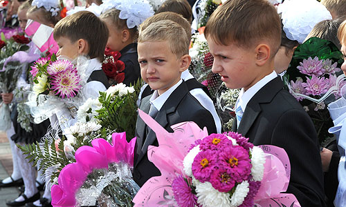 В России начался новый учебный год.