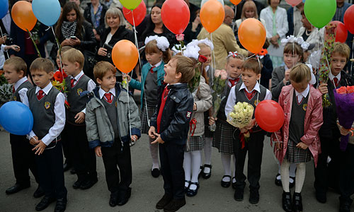 В России начался новый учебный год.