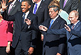 Официальное фотографирование участников саммита G20.