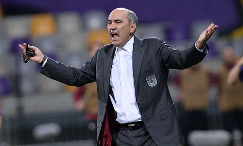 Главный тренер "Рубина" Курбан Бердыев в матче группового этапа Лиги Европы УЕФА между ФК "Марибор" (Марибор) и ФК "Рубин" (Казань).