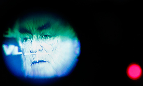 Доминик Стросс-Кан во время пресс-конференции в Белграде.