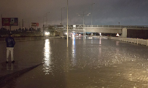 Последствия ливней в Сочи.