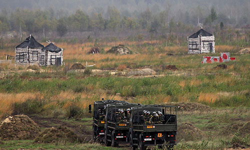 Учения вооруженных сил России и Белоруссии "Запад-2013".