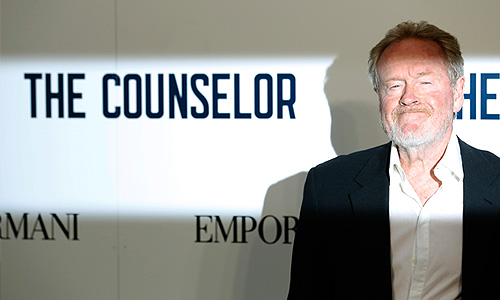 Режиссер фильма "Советник" Ридли Скотт.