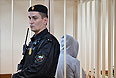 Орхан Зейналов, задержанный по подозрению в убийстве Егора Щербакова в московском районе Бирюлево Западное, на заседании Пресненского суда города Москвы.