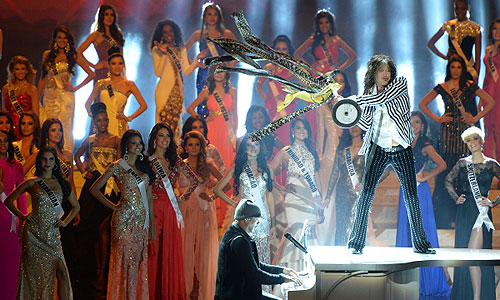   Miss Universe,   - Aerosmith        "   2013"    "  ".