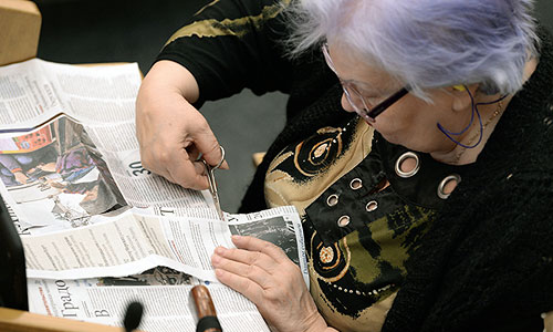 Член комитета Государственной Думы РФ по труду, социальной политике и делам ветеранов, депутат фракции "Единая Россия" Тамара Кузьминых на пленарном заседании нижней палаты российского парламента.