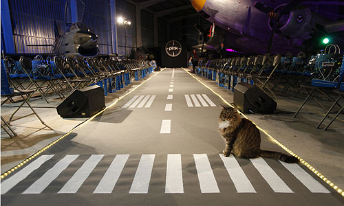 Подиум Недели моды на Мальте.