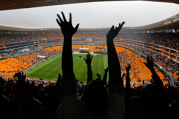 Прощание с Нельсоном Манделой.