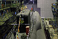Атомный ракетный подводный крейсер стратегического назначения "Александр Невский" на стапеле завода ОАО "ПО "Севмашпредприятие".