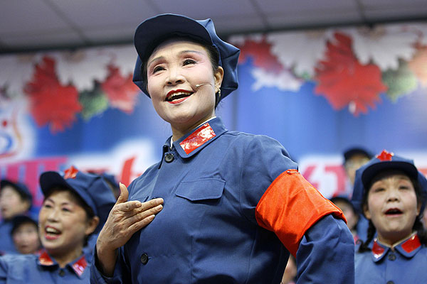 Празднование 120-летия со дня рождения Мао Цзэдуна.