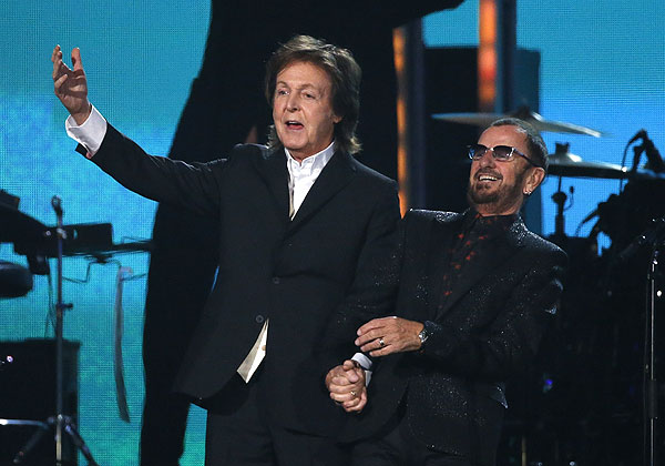 Пол Маккартни и Ринго Старр выступили дуэтом на церемонии "Грэмми".