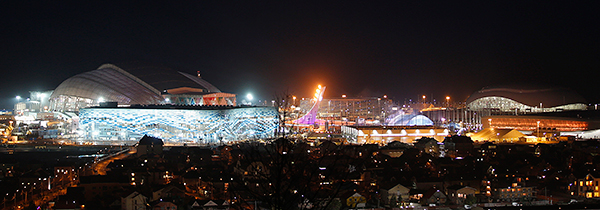 Панорама олимпийского парка.