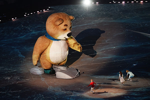 Церемония закрытия XXII зимних Олимпийских игр в Сочи.