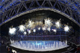 Салют на церемонии открытия XI зимних Паралимпийских игр в Сочи.